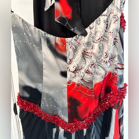 Alchera Halter Maxi Dress with Pleated Skirt, Size 40 (XS) - Picture 9 of 16